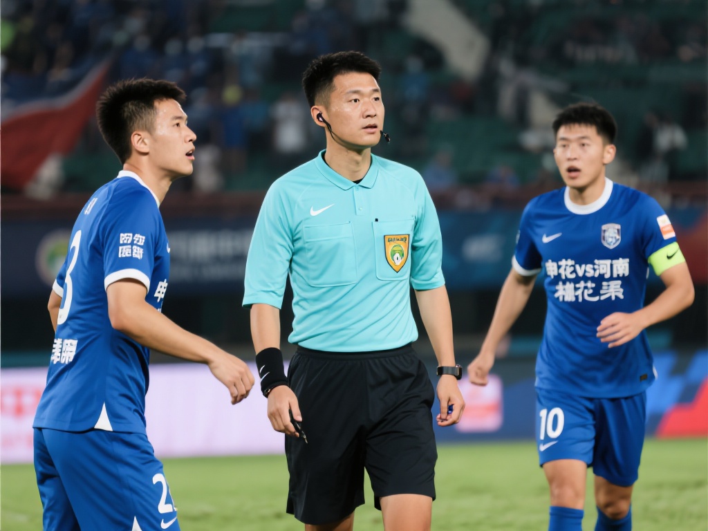 ...裁判安排:王竞主哨蓉城vs国安、梁松尚吹申花vs河南手机版 相比之下,梁松尚作为中生代裁判的代表,他